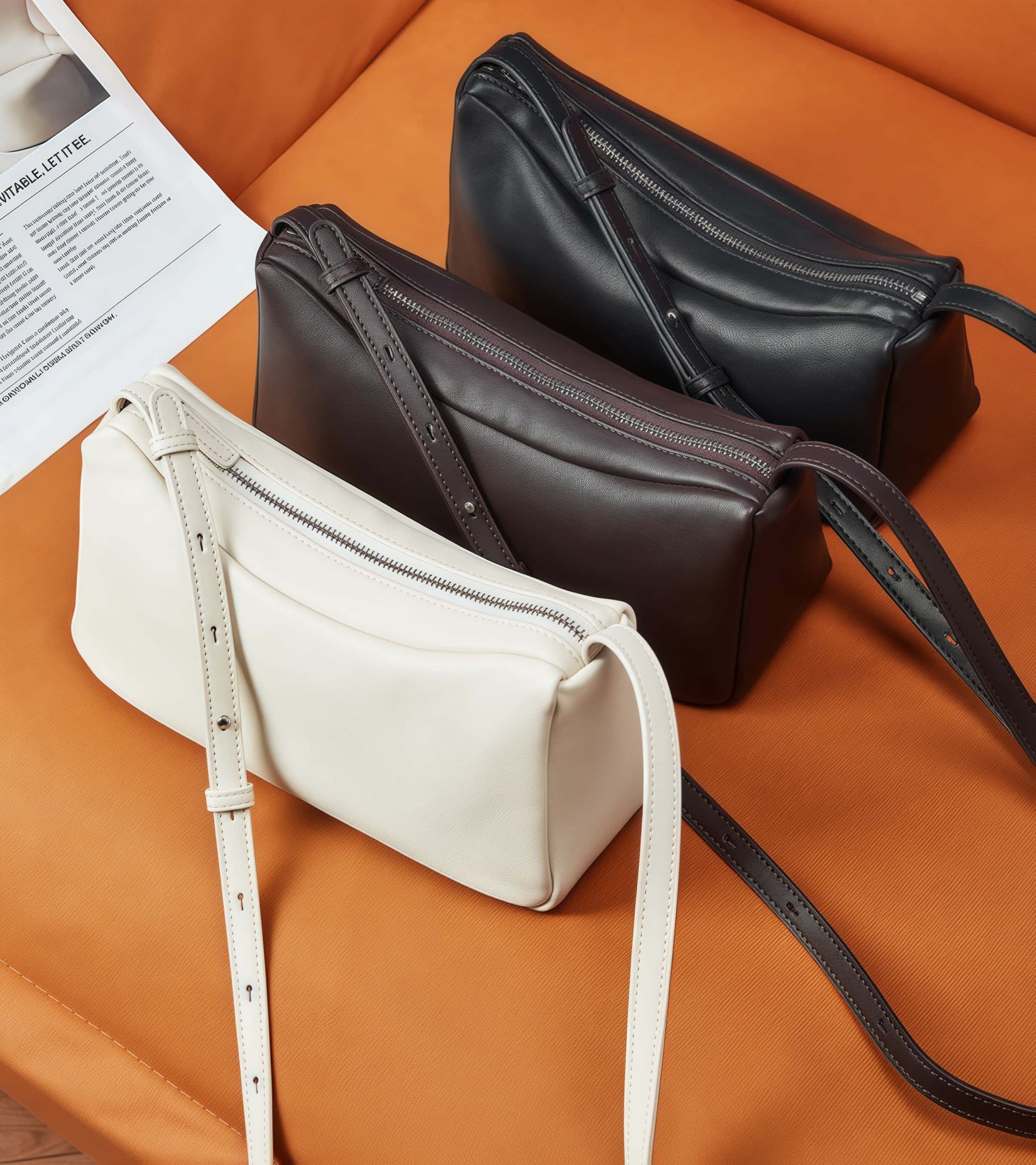 新発売！|ベージュ|黒|コーヒー|3色|牛革サコッシュ|牛革ショルダーバッグ|携帯ポーチ|牛革斜め掛けバッグ