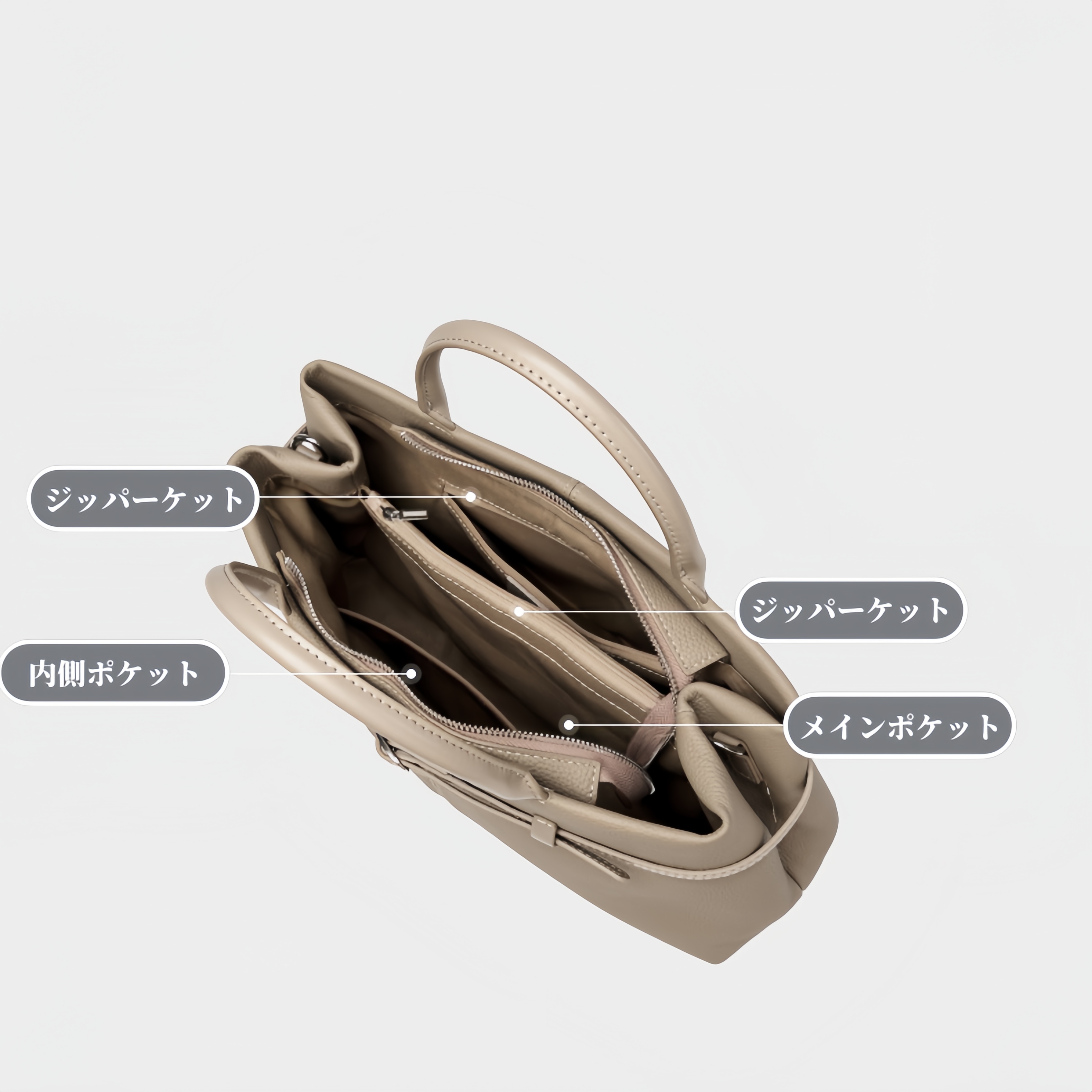 レザーバッグ|和装に合う|4色|3WAY|牛革ハンドバッグ|牛革ショルダーバッグ