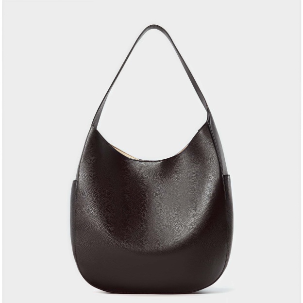 細部まで丁寧！|黒|コーヒー|2色|牛革ハンドバッグ |牛革トートバッグ