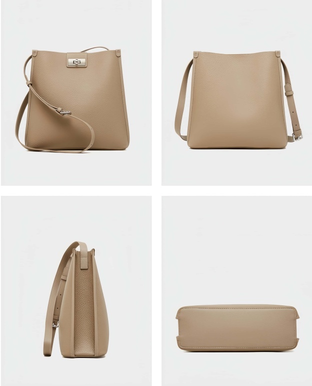 細部まで丁寧 ！|黒|カーキ|天然牛革斜ショルダーバッグ|牛革肩掛けバッグ