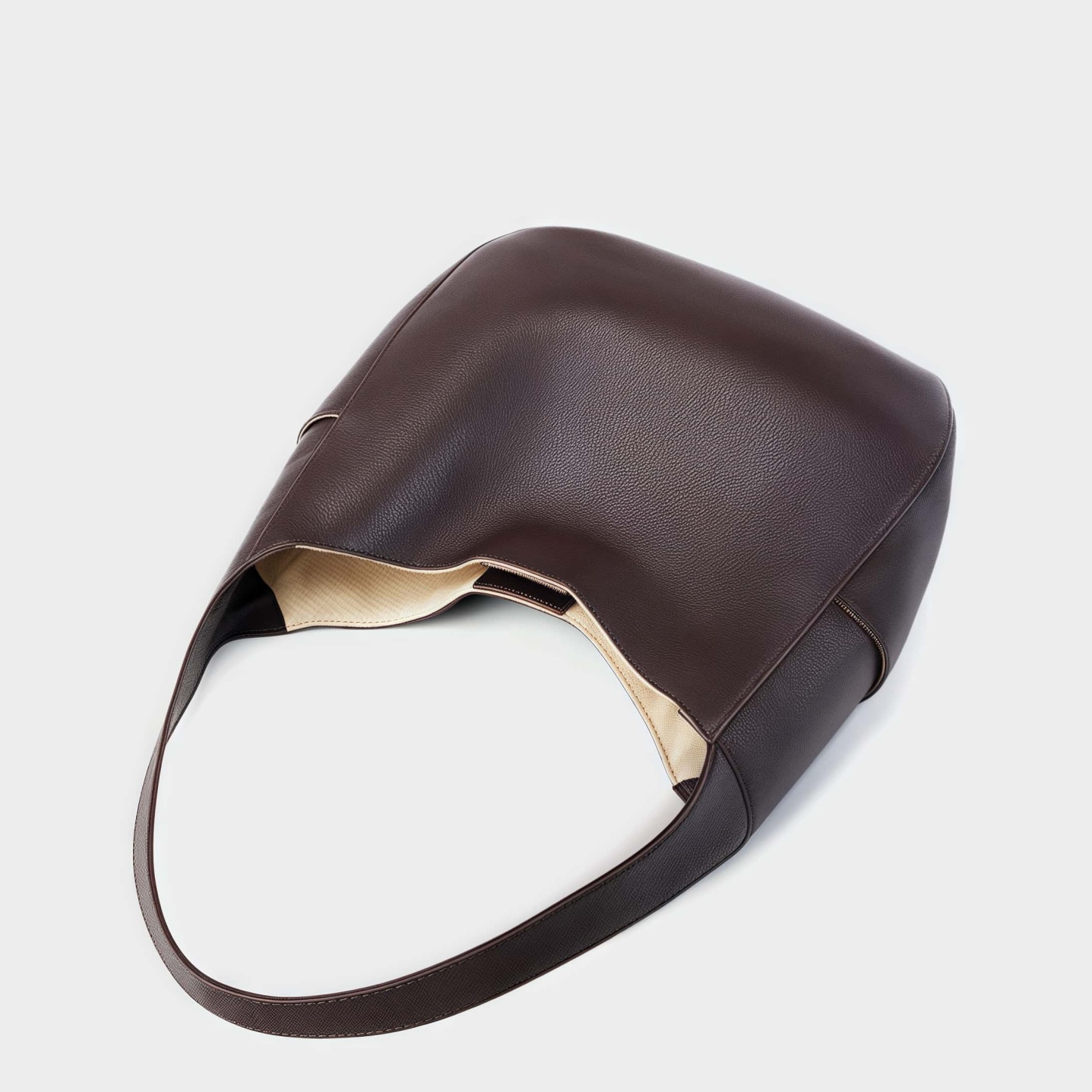 細部まで丁寧！|黒|コーヒー|2色|牛革ハンドバッグ |牛革トートバッグ