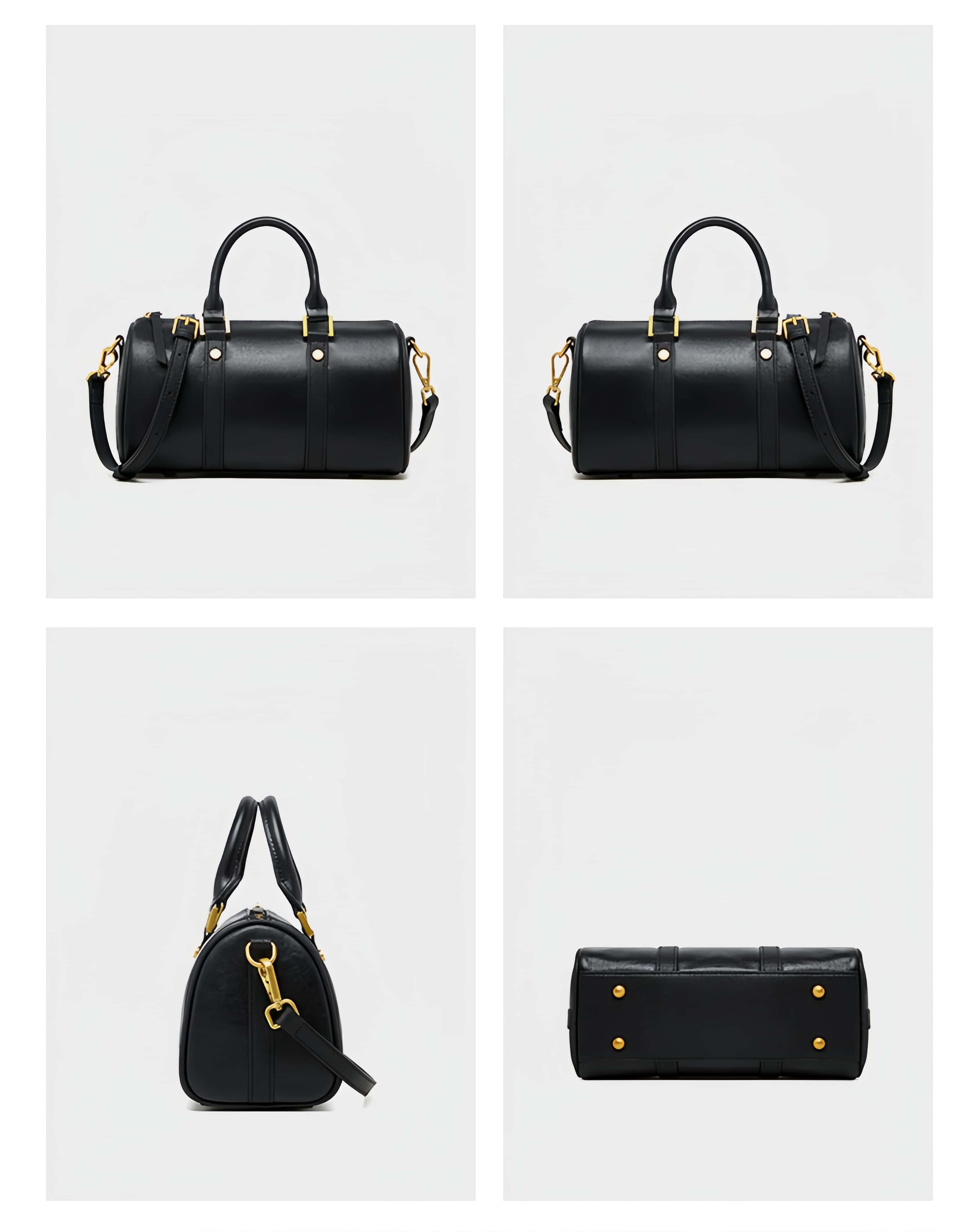 レトロな新作！•3色•3WAY•天然牛革ハンドバッグ•牛革ショルダーバッグ