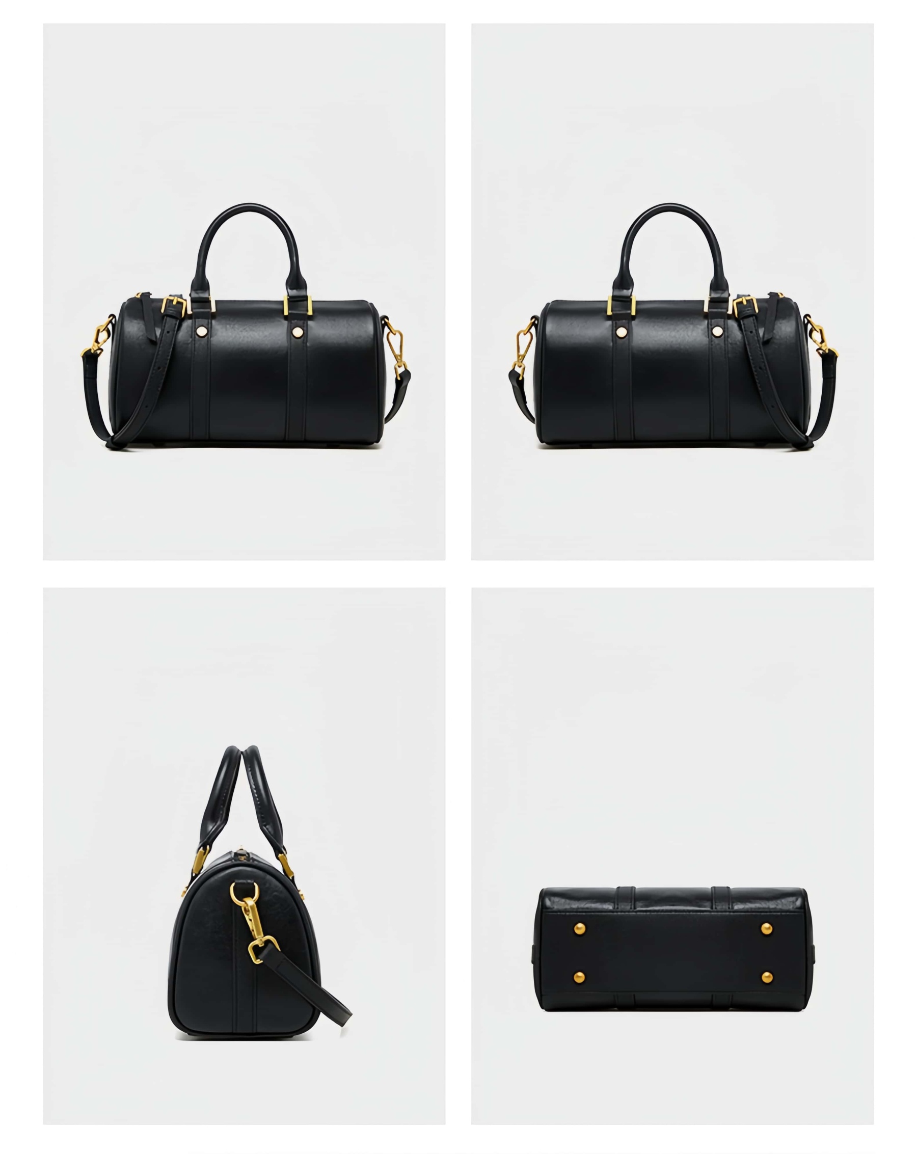 レトロな新作！•3色•3WAY•天然牛革ハンドバッグ•牛革ショルダーバッグ