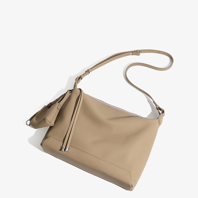 【新作登場】シンプルスタイル 牛革バッグ｜3 通り使い分け可能（ショルダー・クロス・トート）｜ブラジル産上質牛革