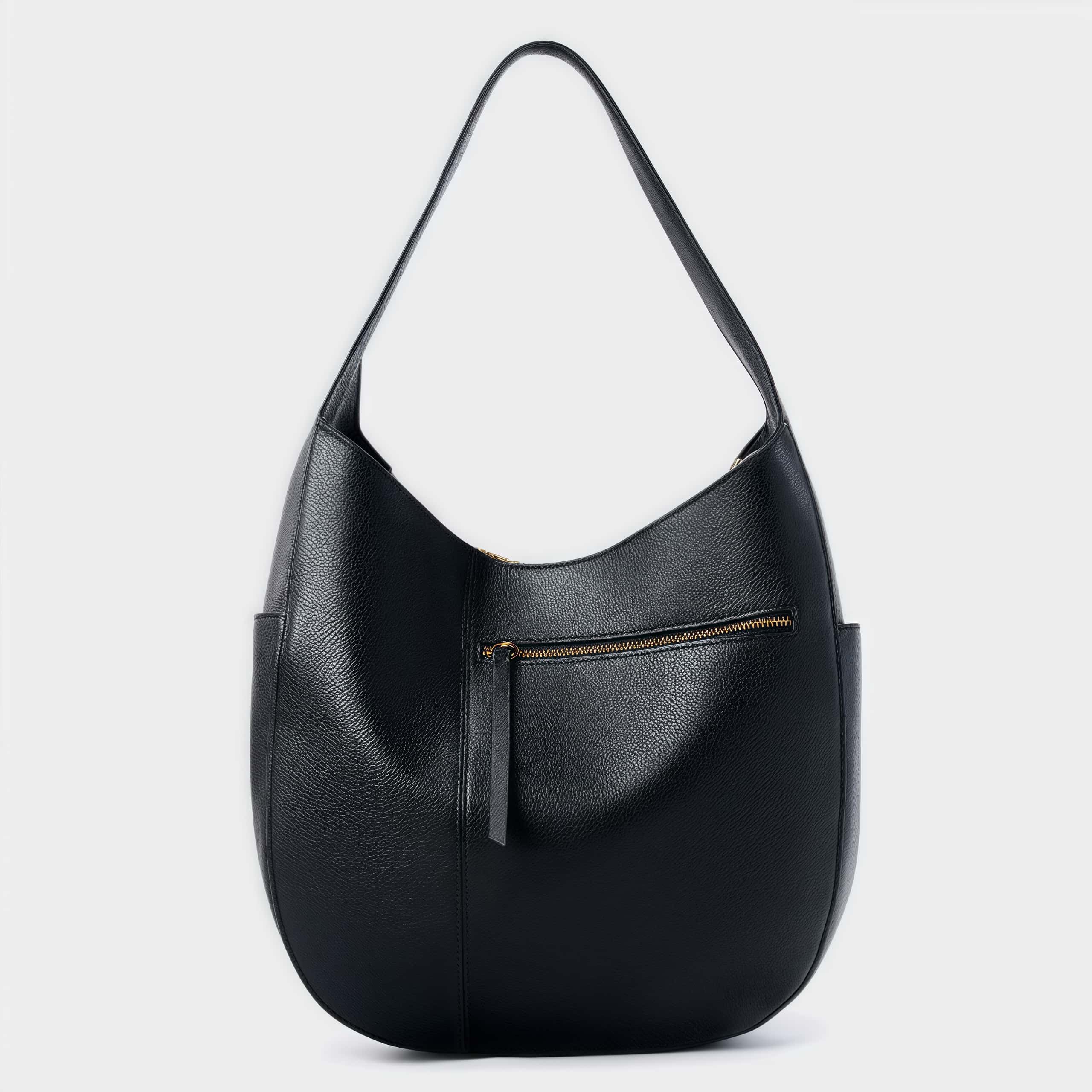 細部まで丁寧！|黒|コーヒー|2色|牛革ハンドバッグ |牛革トートバッグ