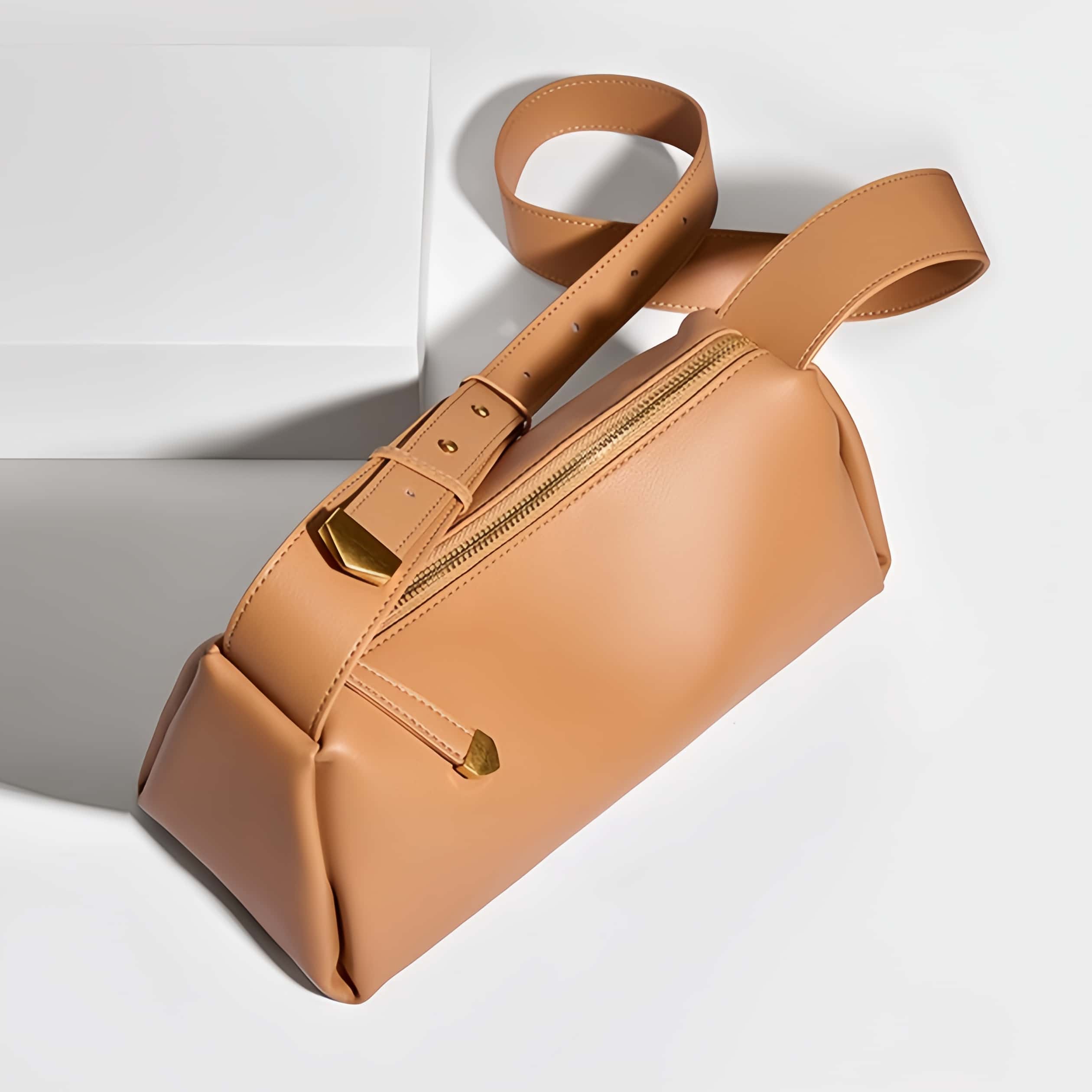 黒|カラメル|緑|3色•天然牛革ショルダーバッグ• 牛革肩がけかばんバッグ