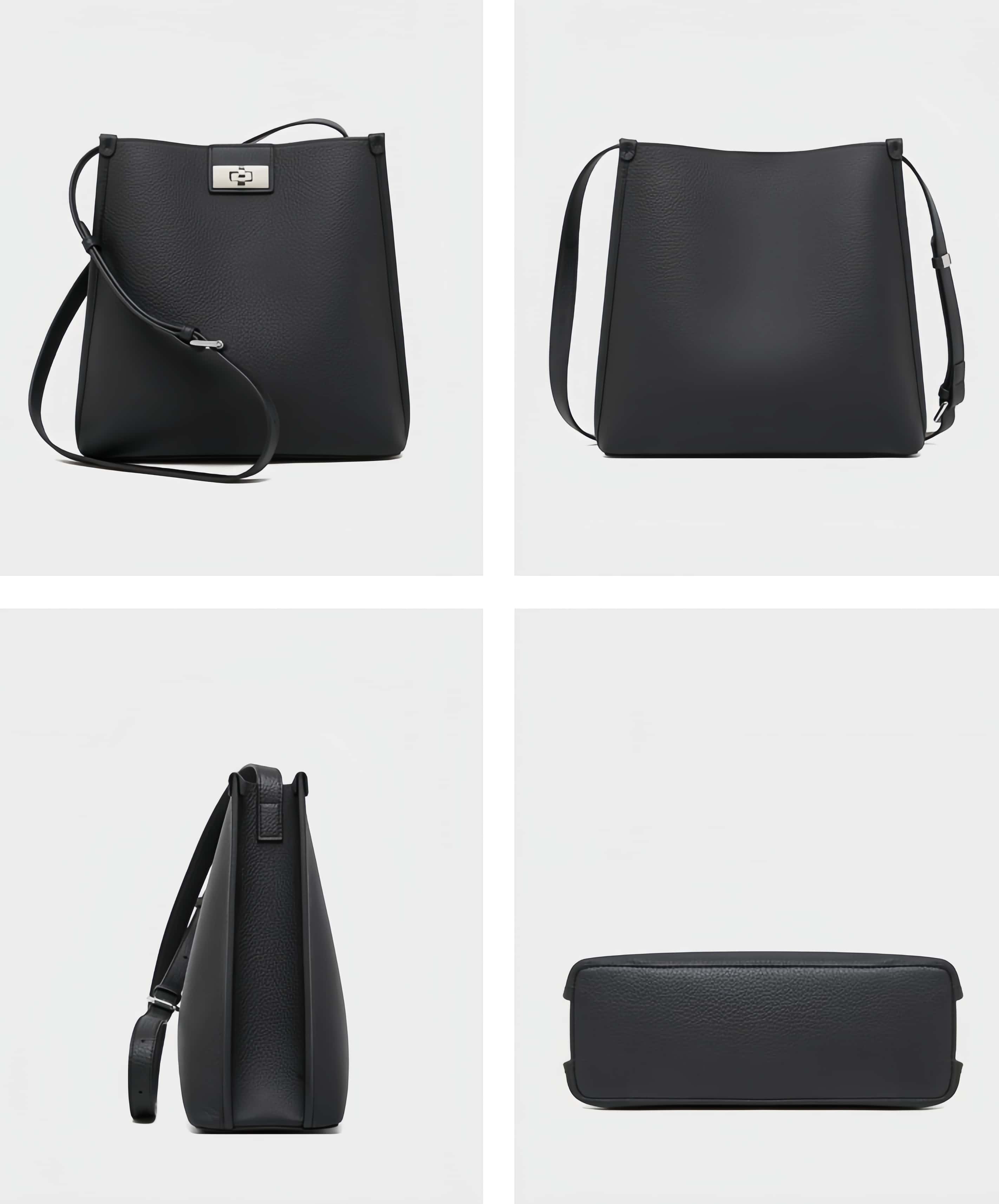 細部まで丁寧 ！|黒|カーキ|天然牛革斜ショルダーバッグ|牛革肩掛けバッグ