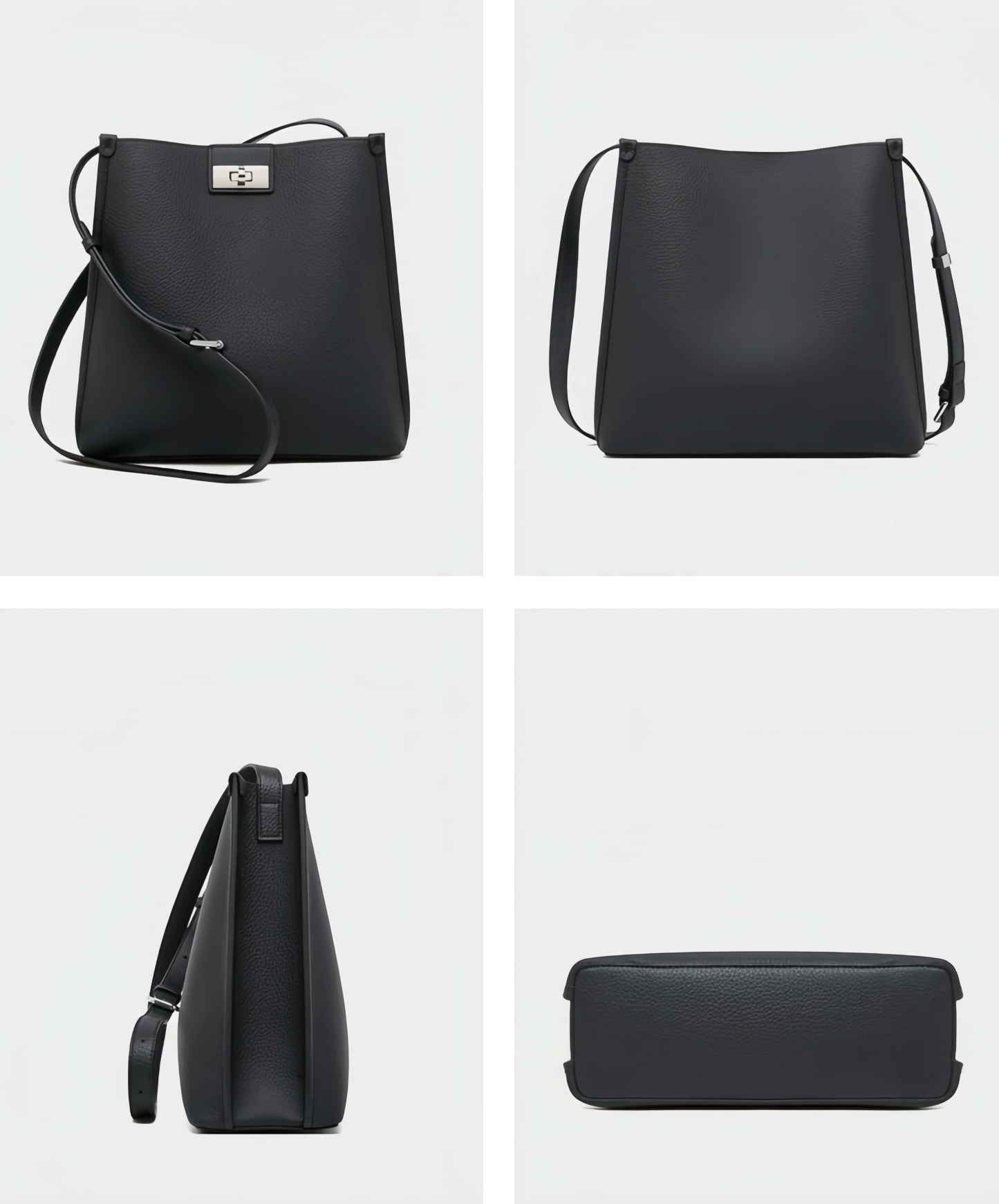 細部まで丁寧 ！|黒|カーキ|天然牛革斜ショルダーバッグ|牛革肩掛けバッグ