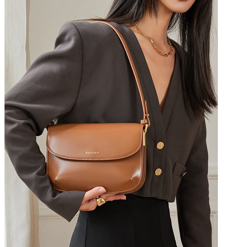 シンプルで素敵！|7色|牛革ハンドバッグ|牛革斜ショルダーバッグ|