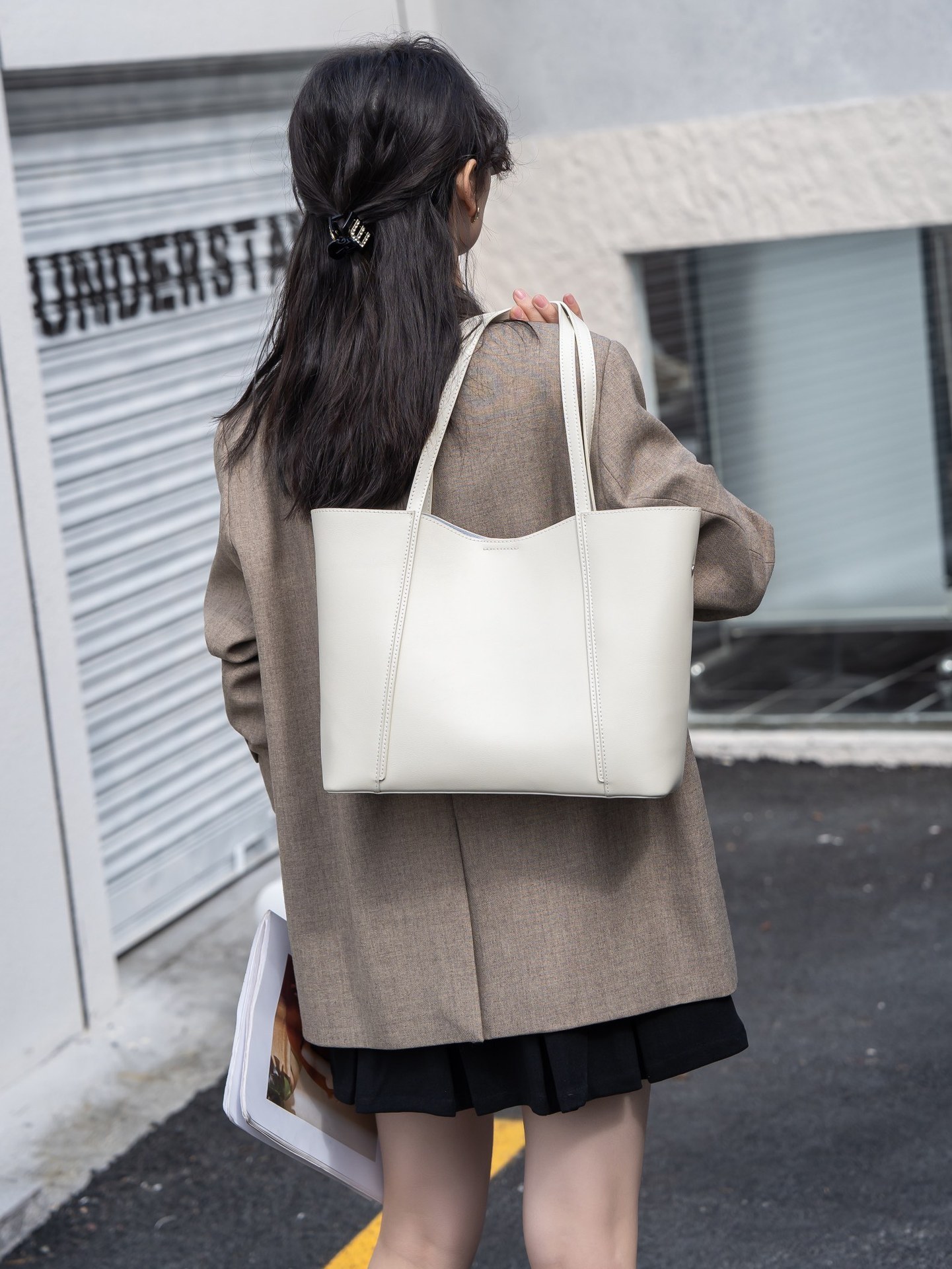 牛革トートバッグ|5色|通勤や旅行に最適