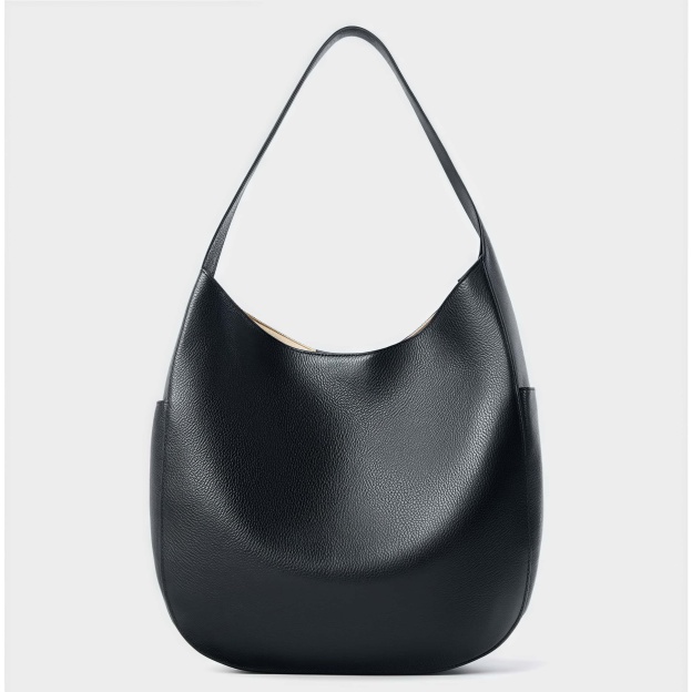 細部まで丁寧！|黒|コーヒー|2色|牛革ハンドバッグ |牛革トートバッグ