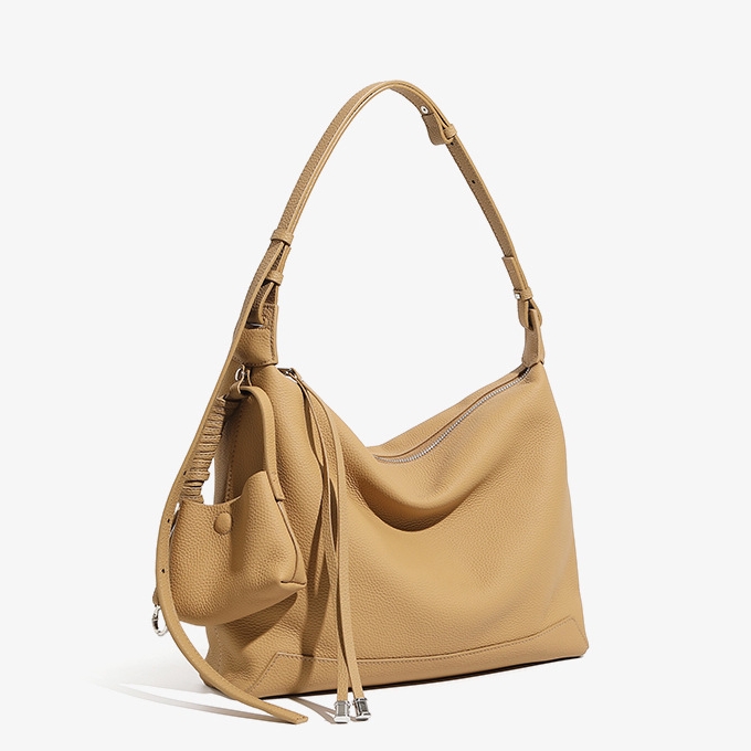 【新作登場】シンプルスタイル 牛革バッグ｜3 通り使い分け可能（ショルダー・クロス・トート）｜ブラジル産上質牛革