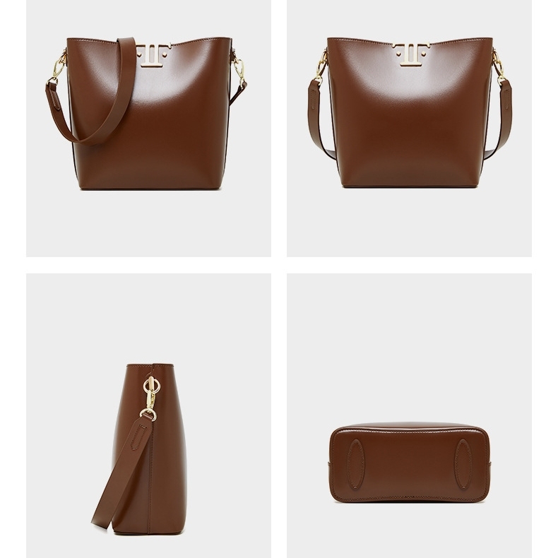 天然牛革斜ショルダーバッグ| 牛革肩掛けバッグ