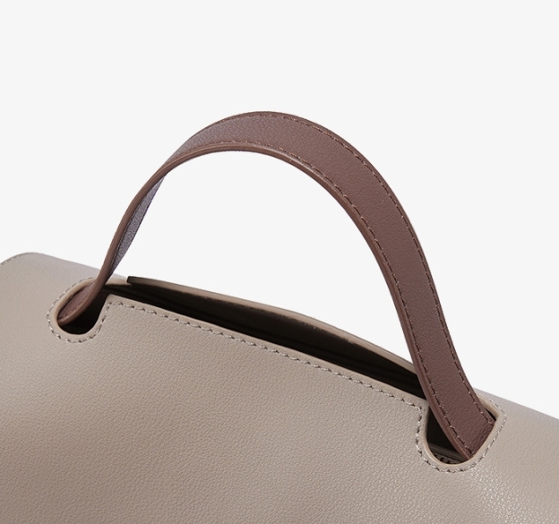 おしゃれで素敵 ！|3WAY|カーキ|乳白|茶|3色|天然牛革ハンドバッグ|牛革斜ショルダーバッグ