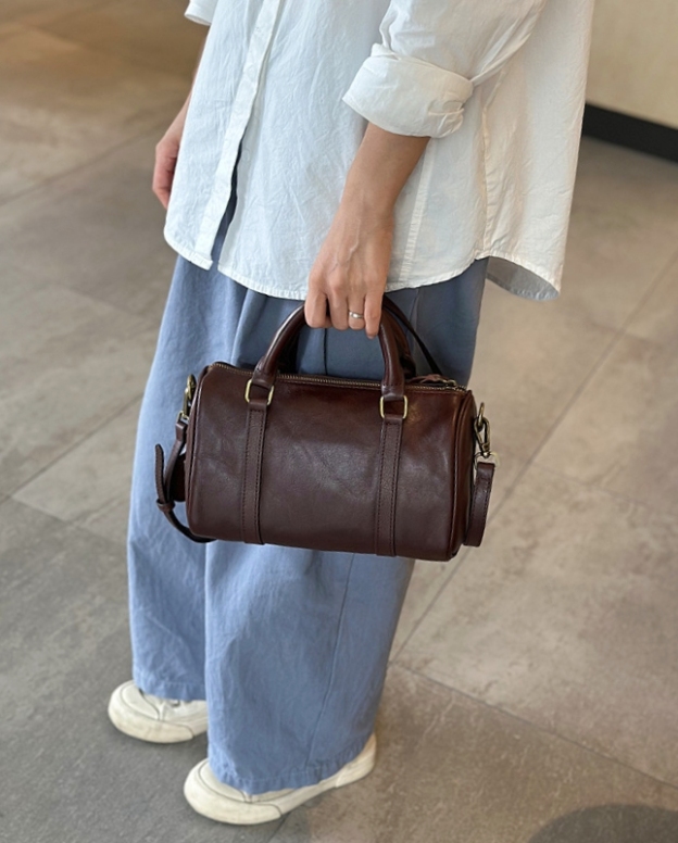 NEW ! •カラメル|茶|黒|コーヒー|4色•3WAY•天然牛革ハンドバッグ•牛革ショルダーバッグ