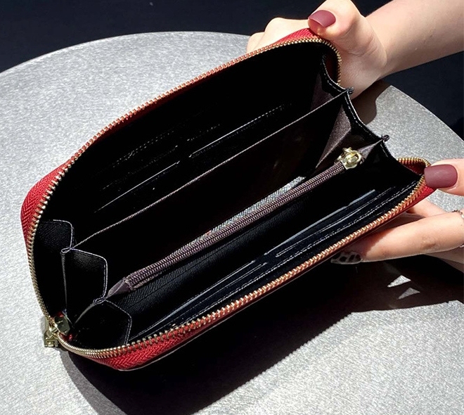 シンプルヴィンテージ ！|6色から選択可能|牛革長財布｜送料無料