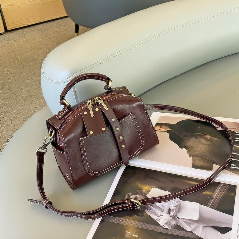 5色※3WAY※天然牛革ハンドバッグ※牛革ショルダーバッグ※2本の肩ベルトを付属