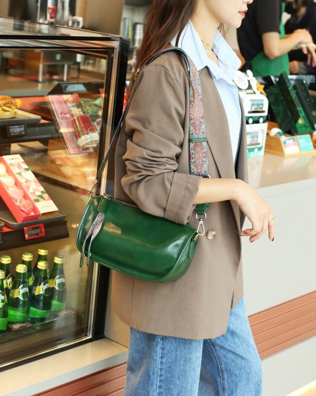 レザーバッグ|2WAY|5色|植物鞣し天然牛革ショルダーバッグ|サコッシュ