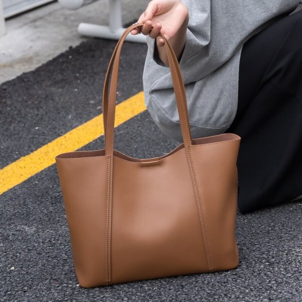 牛革トートバッグ|5色|通勤や旅行に最適