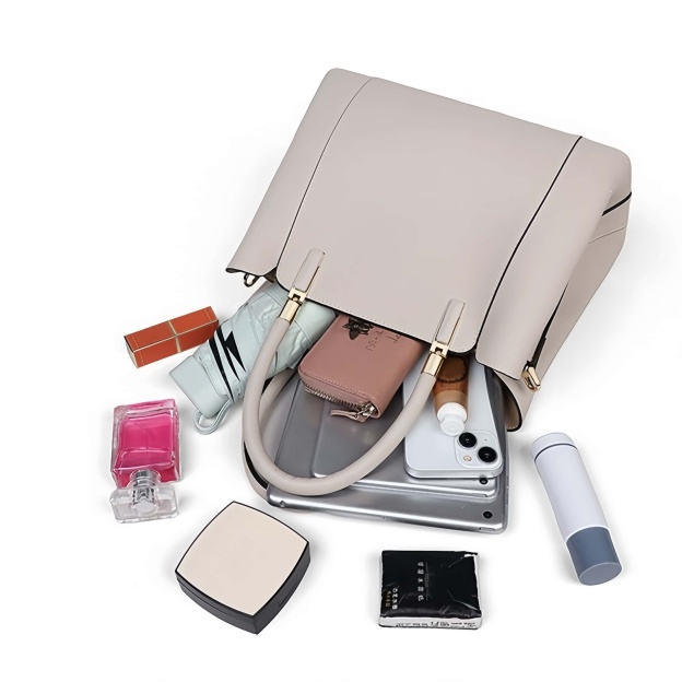 牛革トートバッグ|通勤バッグ|ショルダーバッグ|四季を通じて