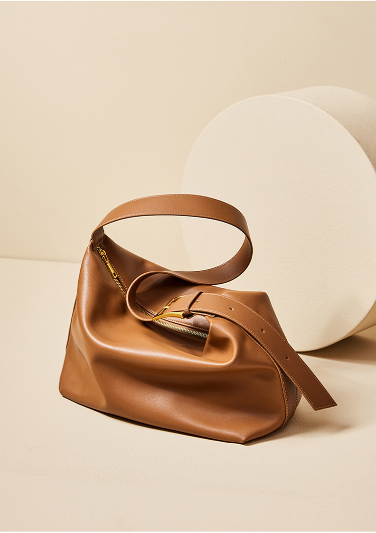 コーヒー|ベージュ|カラメル|黒|白|クリーム•6色|牛革ショルダーバッグ