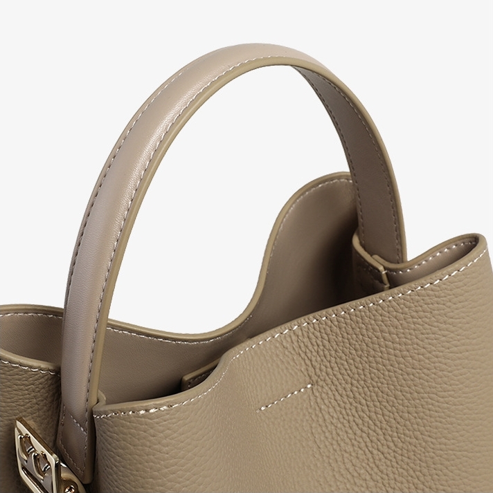 3WAY•厚みのある柔らかい天然牛革ハンドバッグ•牛革ショルダーバッグ•2本の肩ベルト