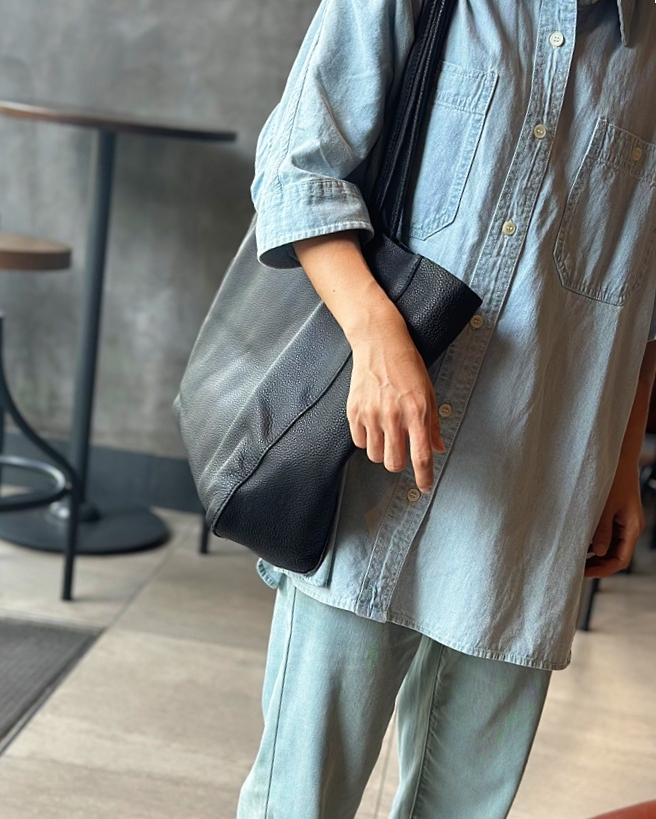 新作！茶|黒|緑※3色※厚みのある柔らかい天然牛革トートバッグ※牛革肩掛けバッグ