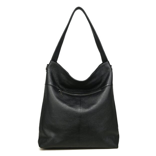 ミニマリズム スタイル ！•カラメル|黒|2色•厚手で柔らかめの天然牛革のトートバッグ