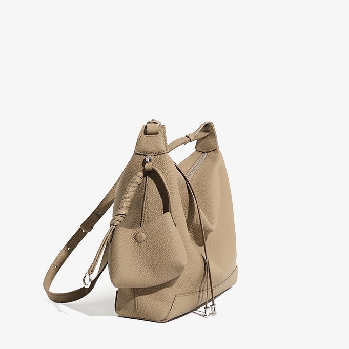 【新作登場】シンプルスタイル 牛革バッグ｜3 通り使い分け可能（ショルダー・クロス・トート）｜ブラジル産上質牛革