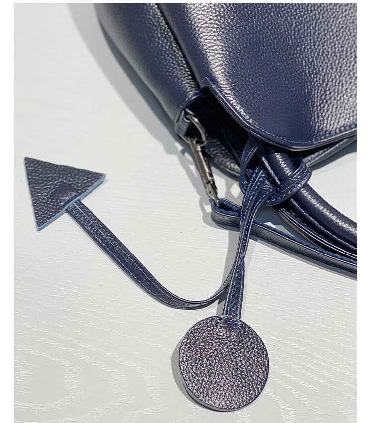 レトロ•厚みのある柔らかい天然牛革ショルダーバッグ•牛革ハンドバッグ