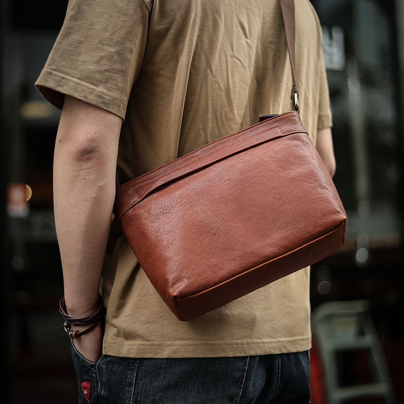 本革ショルダーバッグ-XK208900HD