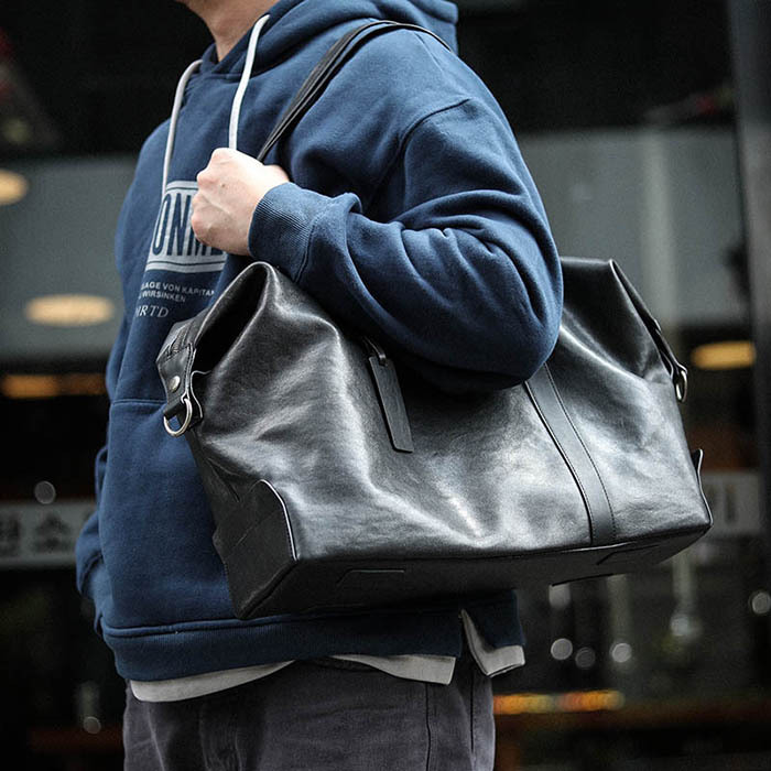 大容量牛革トートバッグ-TT803900HD