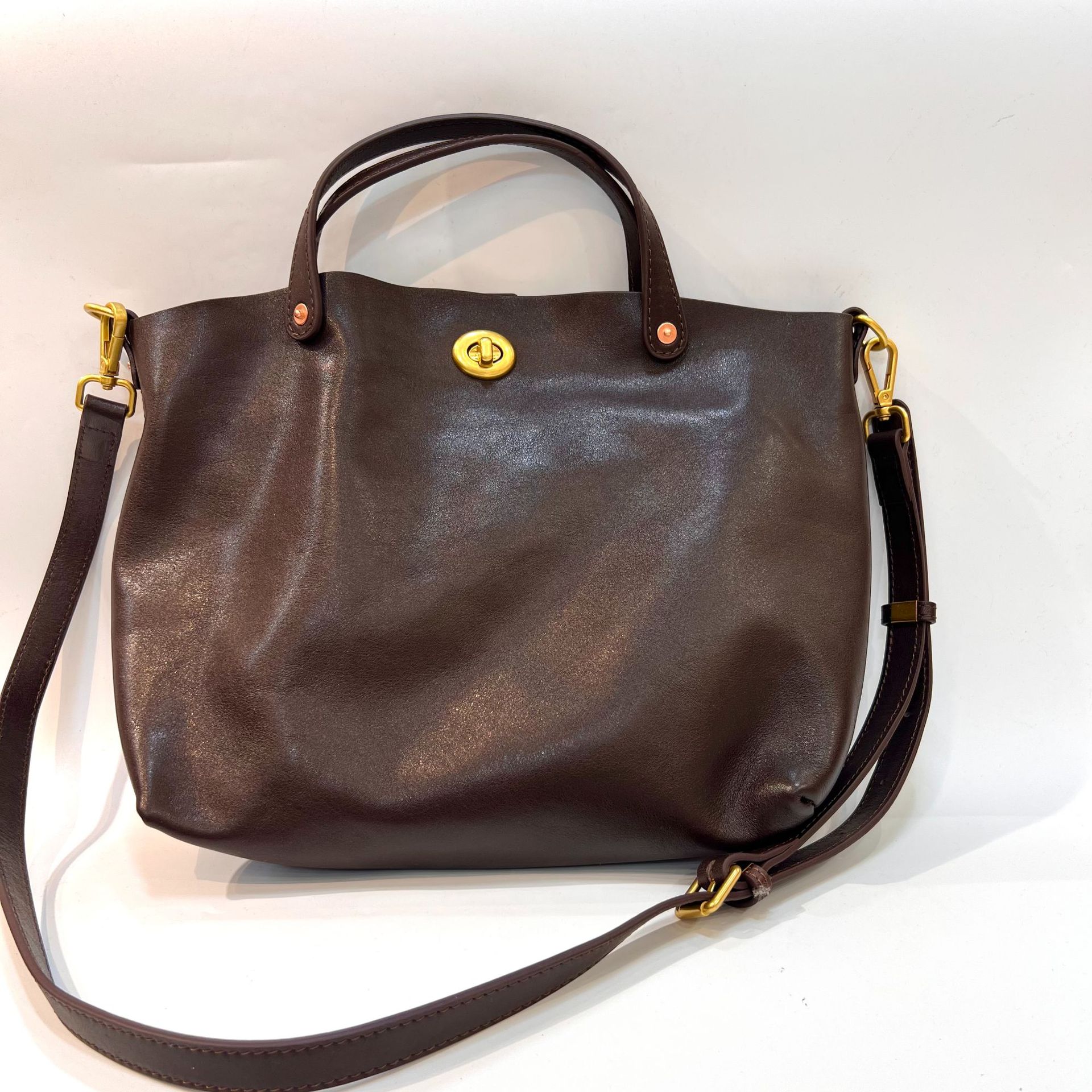 2way牛革斜め掛けバッグ