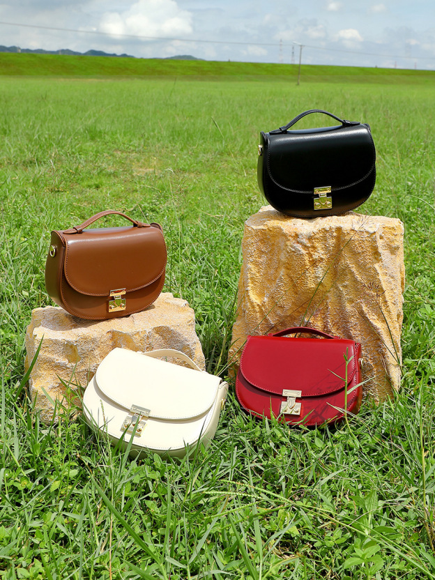 上質レザーサドルバッグ|2WAYフラップショルダー