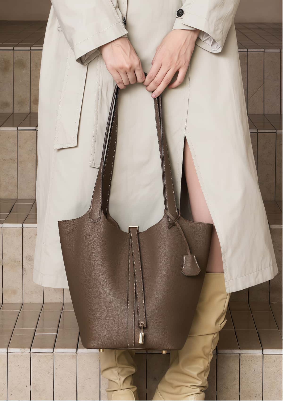 上質レザートートバッグ|通勤〜旅行にも