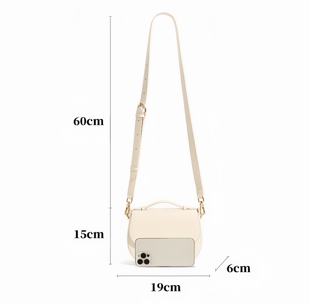 上質レザーサドルバッグ|2WAYフラップショルダー