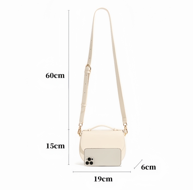 上質レザーサドルバッグ|2WAYフラップショルダー