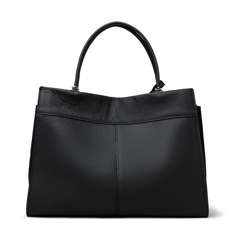 シボ革2WAYトート|A4書類対応