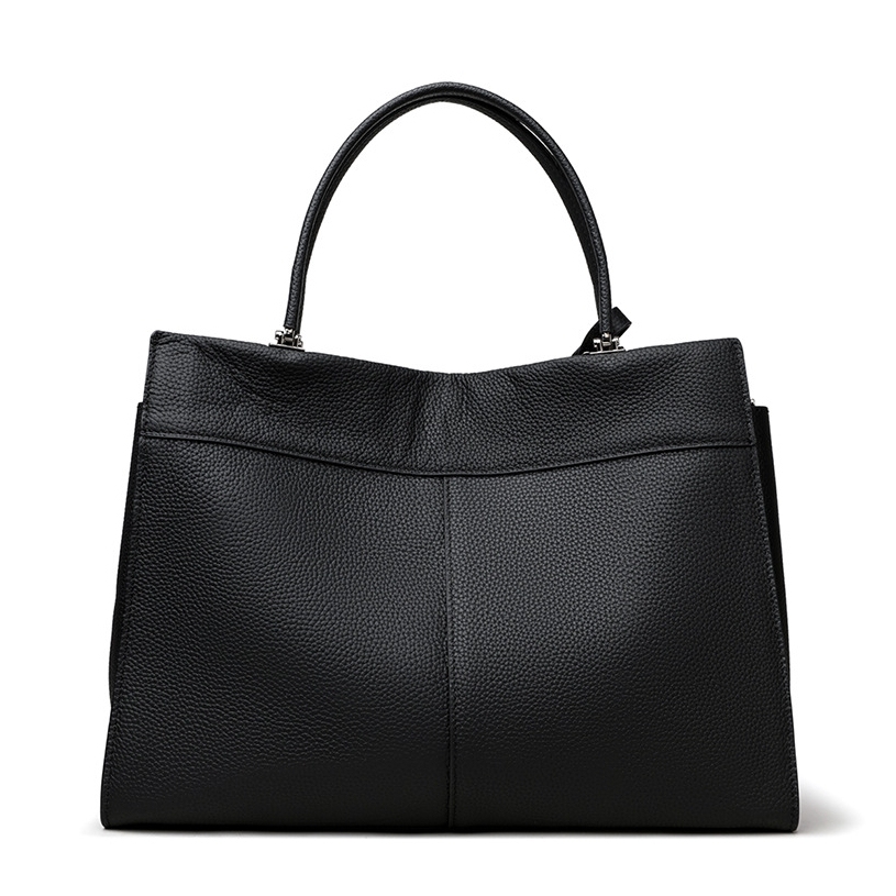 シボ革2WAYトート|A4書類対応