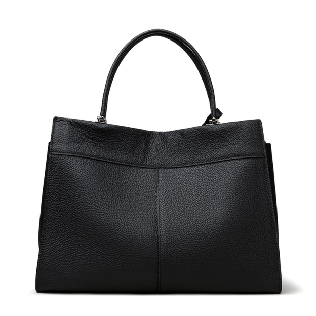 シボ革2WAYトート|A4書類対応