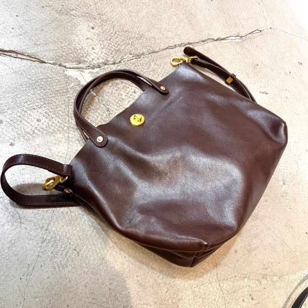 2way牛革斜め掛けバッグ