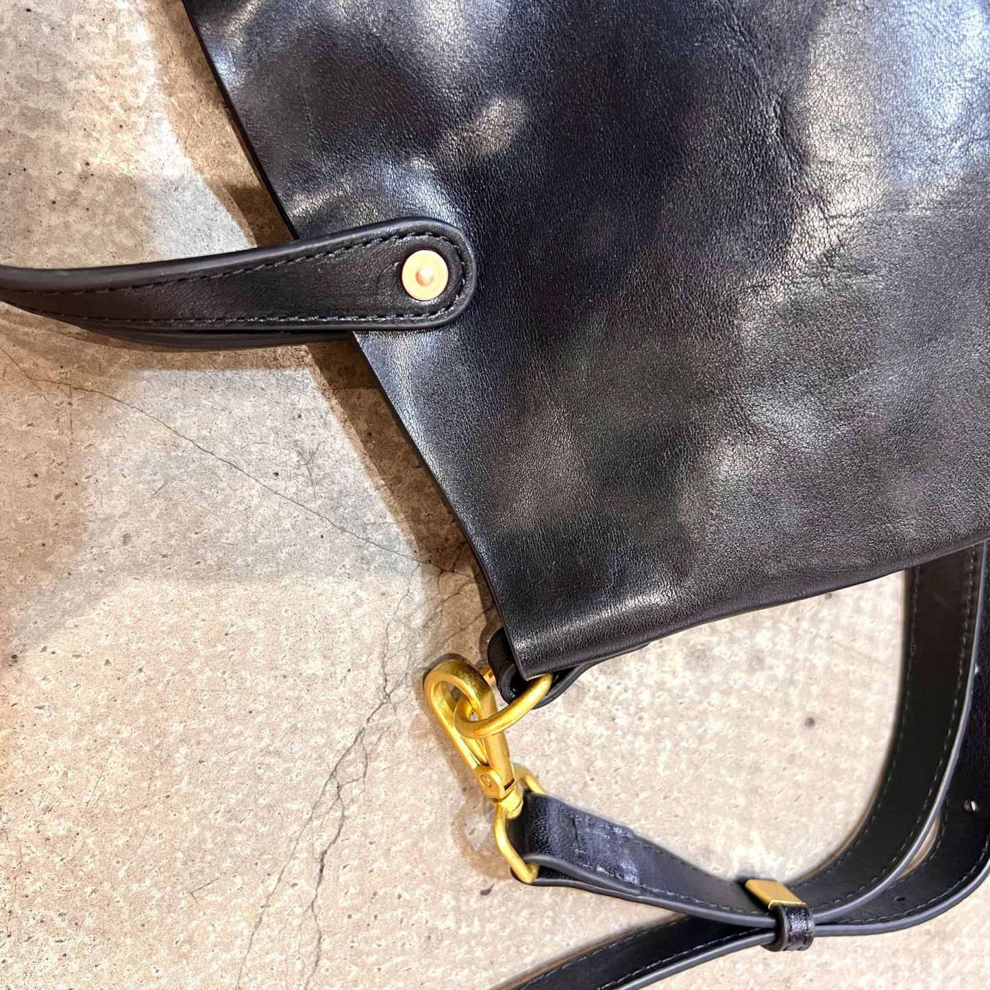 2way牛革斜め掛けバッグ