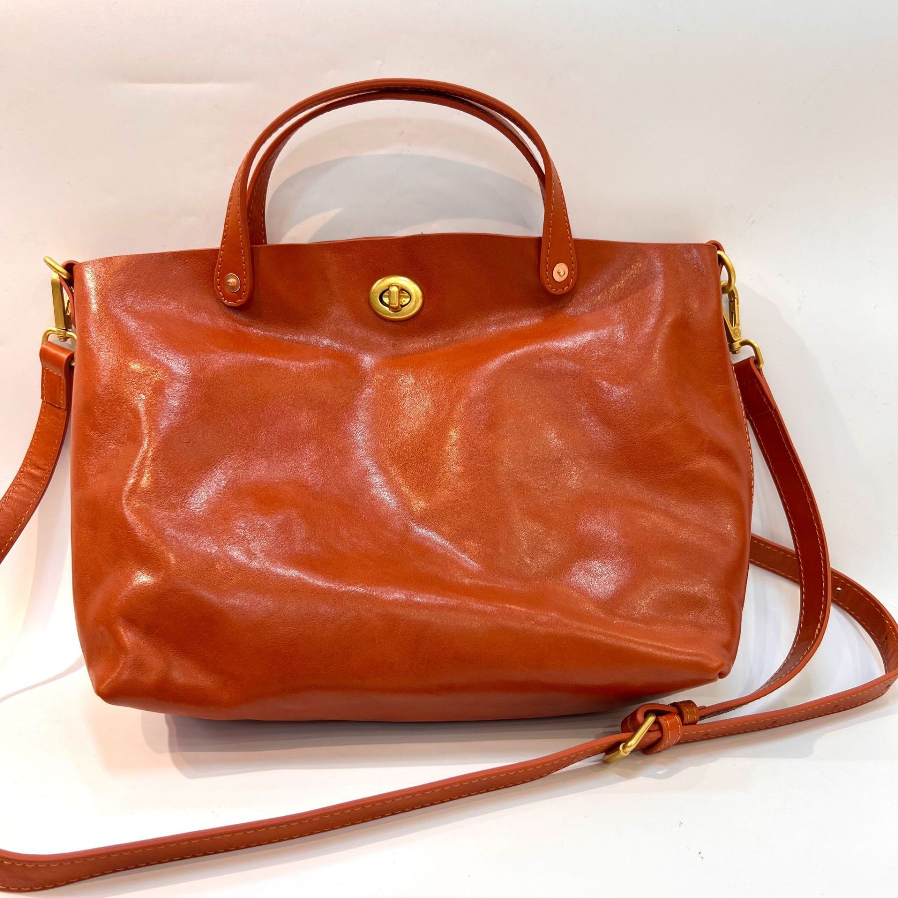 2way牛革斜め掛けバッグ