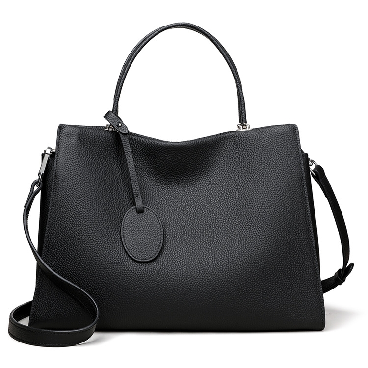 シボ革2WAYトート|A4書類対応