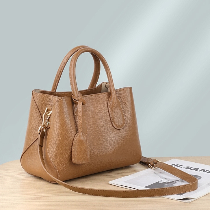 大容量厚手牛革斜ショルダーバッグ|4色展開