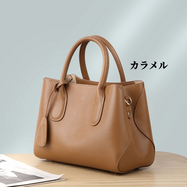 大容量厚手牛革斜ショルダーバッグ|4色展開