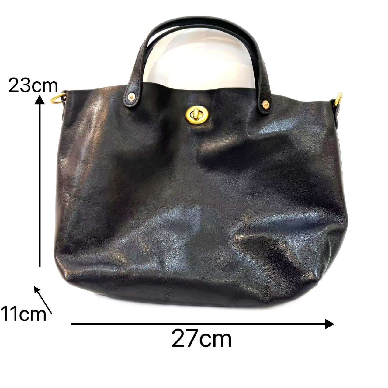 2way牛革斜め掛けバッグ