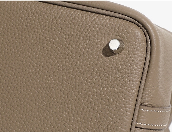 上質本革ミニバケツバッグ 