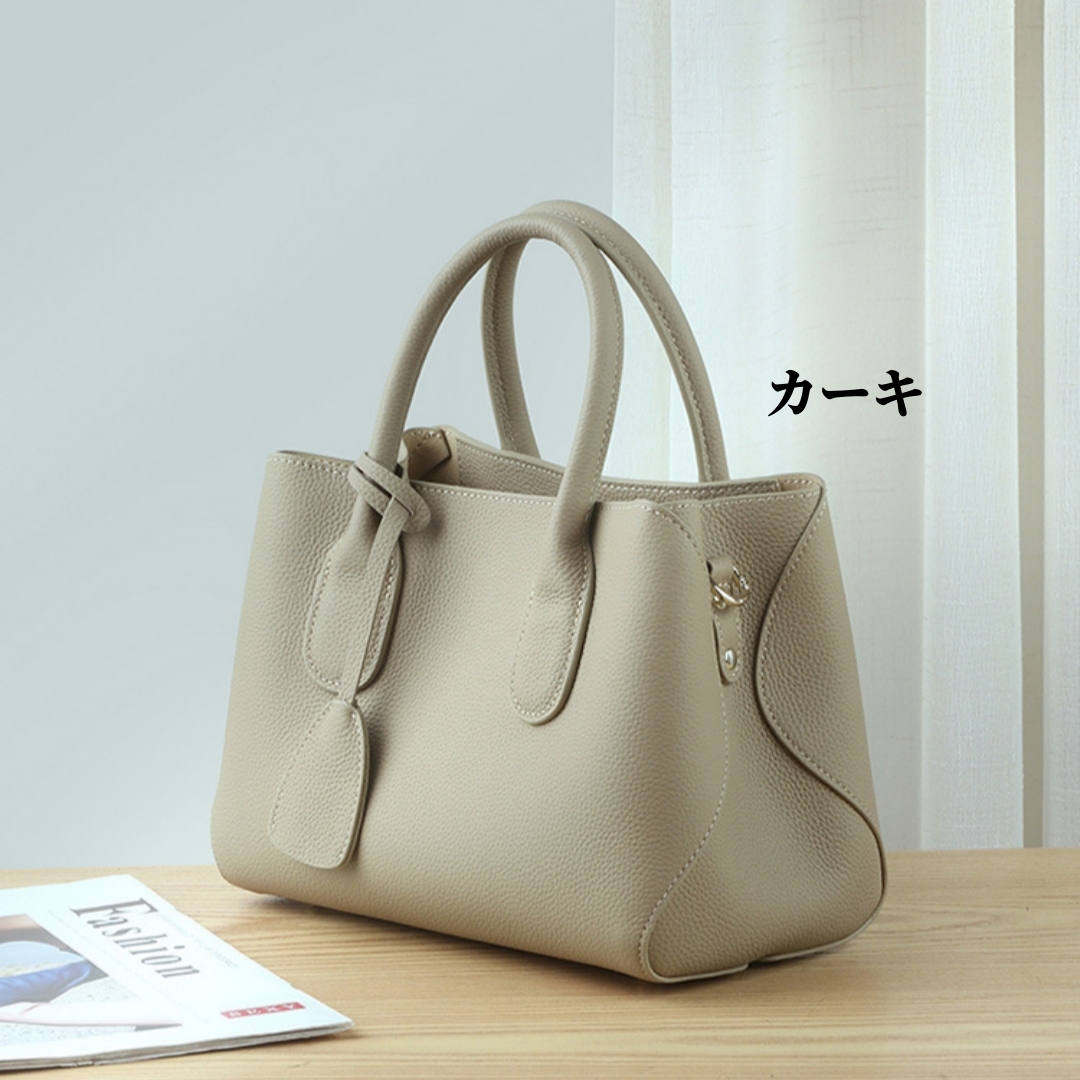 大容量厚手牛革斜ショルダーバッグ|4色展開