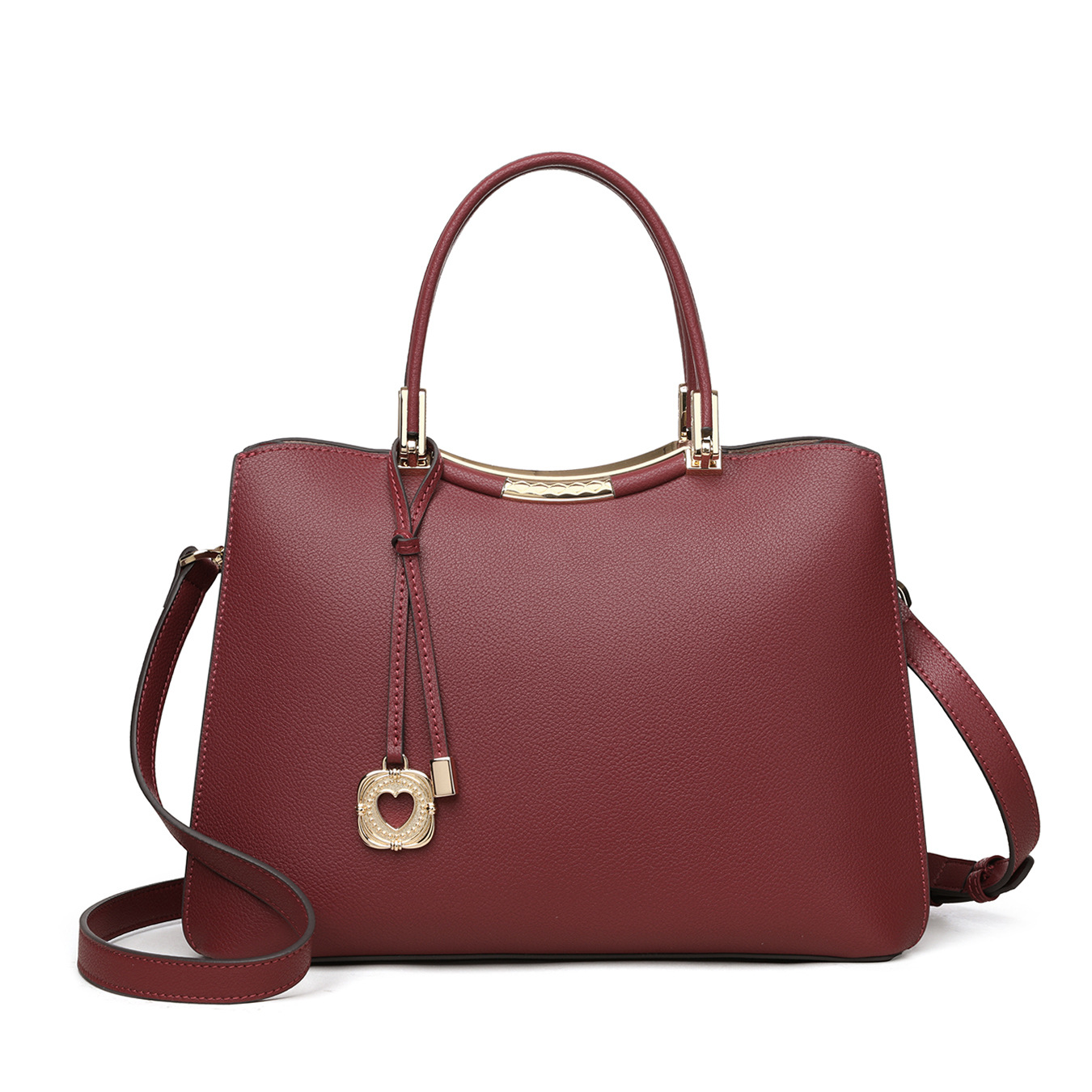 贅沢で高級感牛革トートバッグ